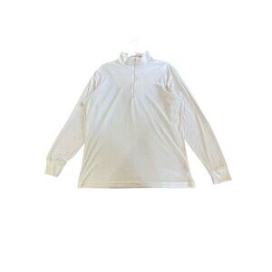 Vintage 1990s Patagonia  Womens Capilene Baselayer 1/4 Zip Sz Large Off White